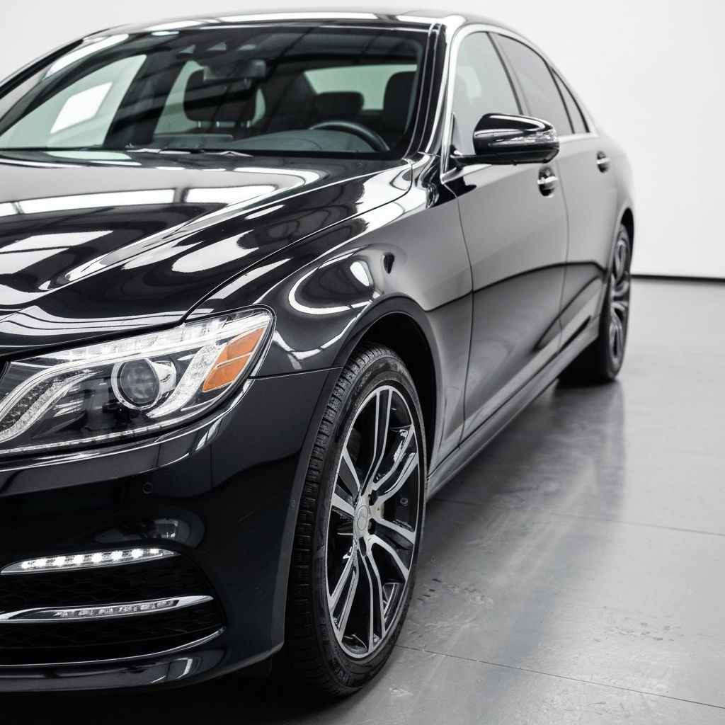 Premium exterior detail on luxury sedan