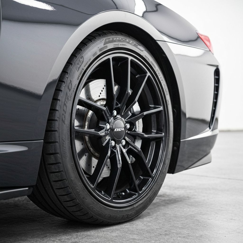 Wheel and tire detail